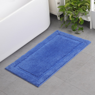 Back-type carpet door mat solid color floor mat bathroom absorbent non-slip mat washed kitchen floor mat bedroom carpet