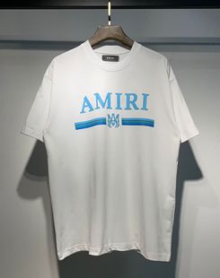 American Trendy Niche High Street Men and Women Am1R1 Icon Digital Printing Casual Round Neck Short-Sleeved Retro Loose T-Shirt