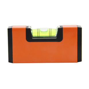 Small mini portable level gauge hanging button level gauge horizontal bubble magnetic balance ruler horizontal bead