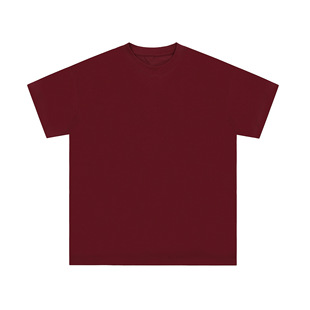 Spring and summer heavyweight 240G Solona cool men's and women's short sleeve T-shirt tide brand American solid color simple as daily Joker T