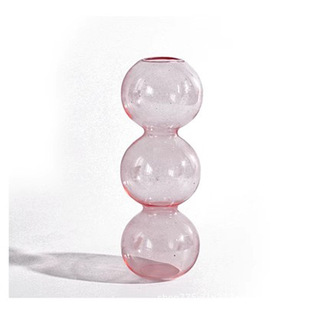Internet Celebrity ins Wind Glass Vase Nordic Light Luxury Living Room Desktop Glass Hydroponic Dried Flower Arranging Decorative Ornaments