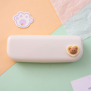Cartoon Cute Glasses Box Small Fresh Candy Color Student Myopia Glasses Compression Frame Box Sunglasses Storage Box