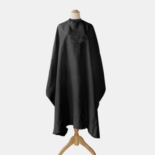 Black hair trimming cloth non-stick customized LOGO barber shop hair cutting apron hair salon special hair supplies