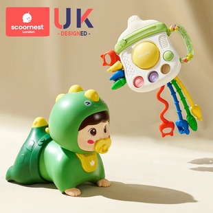 Kechao Infant Sucking Toy Finger Fine Lala Music 3 Baby 011 Year Old Early Education 6 Months Rattle