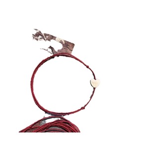 Love shell dark red bracelet bracelet female ben life year hand rope adjustable red rope for girlfriends gift