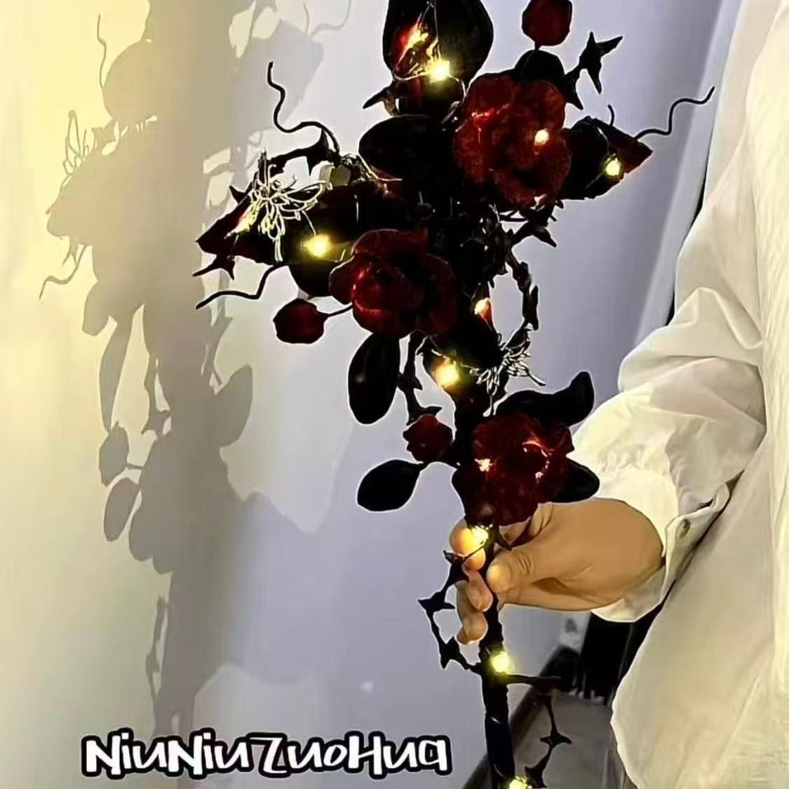Piper Stick Rose Magic Wand Cane Halloween Decoration DIY Material Kit Craft Halloween Gift
