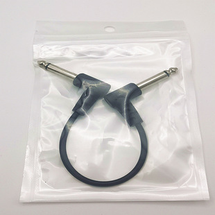 Guitar Effector Cable 6.35 Single Effector Cable Shielding Single Cable 15-30-50cm