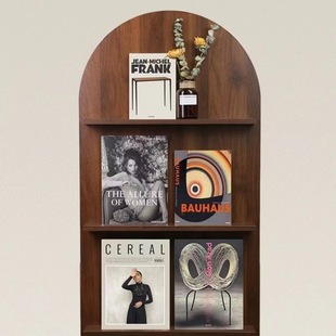 Internet Celebrity Magazine Rack Floor-standing ins Style Simple Creative Book and Newspaper Rack Bookshelf Newspaper Rack Decorative Magazine Storage Rack