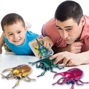 New Creative Trick Props, Moving Insect Model, Kidsren's Wind-up Fighting Beetle Wind-up Animal Toy