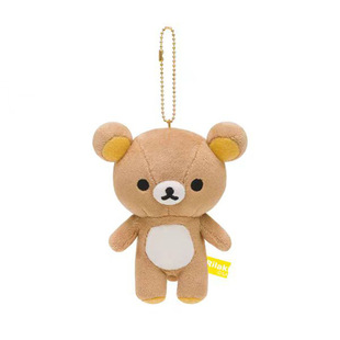 2025 Cute Light Kompas Bear Basic Brown Bear White Bear Plush Toy Bag Small Pendant Car Decoration Gift