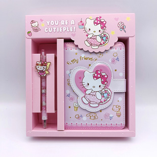 Новый набор книг для рук Sanrio милая девушка сердце мультфильм канцелярские товары Loromi pu с магнитной пряжкой Блокнот подарочная коробка