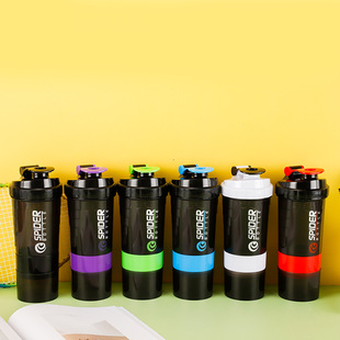 Shake Cup спортивный протеиновый порошок для воды чашка удобная чашка со шкалой пластиковая шейка чашка портативная спортивная чашка