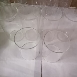 Free Shipping Glass Candle Cover Wedding Wedding Road Electronic Candle Glass Cover Windproof Candle Holder Cover
