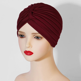 Women's Stretch Pullover Yoga Hat Watermelon Headwear Hat Indian Bags Hat Middle Eastern Muslim Hat