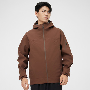 Mountain Outdoor Hard Shell Jacket Men's Full Heat Seal Hooded Work Clothes Windproof Waterproof Breathable Mountaineering Jacket Women