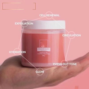 Трансграничный TK взрывной спот V & B скраб Azúcar Glow Exfoliator может быть маркирован VB