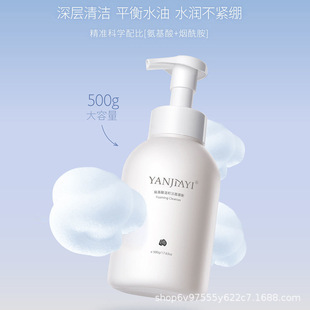 Amino Acid Facial Cleanser Facial Cleanser Mousse Hydrating Moisturizing Shrink Pore Oil Control Student Party Unisex Generic Hair