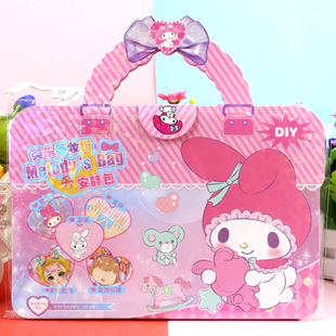 Sanrio Culomi Мелотти Капибара DIY Dade Pands Девушка подарок на день рождения макияж раскраска