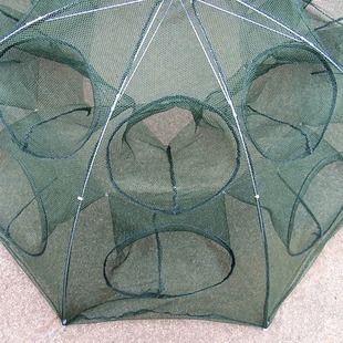Fishing net shrimp cage fishing gear outdoor supplies fishing supplies automatic shrimp cage 16 hole cage