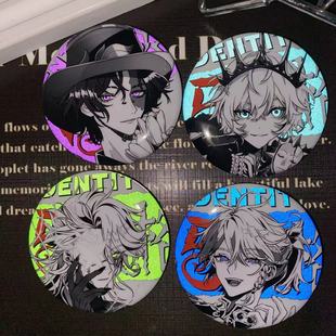 The fifth personality prisoner mercenary night watchman explorer 58mm rainbow reflective double flash badge pet surrounding