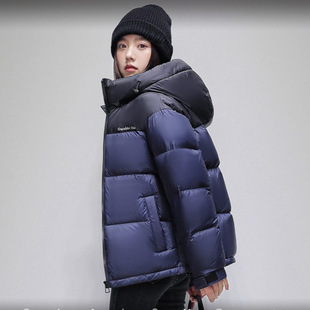 Down jacket women's high-end women's new winter coat Korean short high-end 90 velvet flat lake white duck down suit