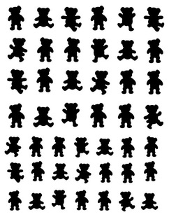 Nail Art Sticker Spray Gun Cut Out Template Sticker New Japanese French Smile Line Heart Butterfly Star Spray Painting Tool