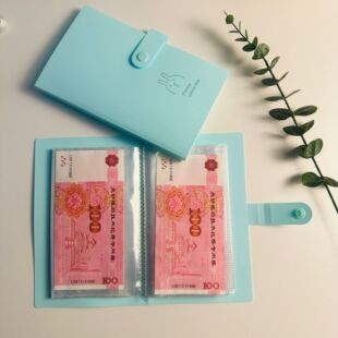 Factory Direct Sale 3inch Loose-Leaf Card Album Grid Cash Card Holder Small Card Storage Album Photo Album Commemorative Album Customization