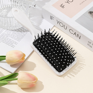 Cross-border New Moth Butterfly Printed Air Cushion Comb Wet and Dry Dual-use Hair-free Massage Comb Comb