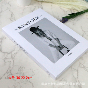 Large modern simple decoration model room hotel villa club decoration book black and white gray props decoration book manufacturers