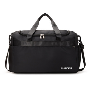 Fitness Bag Women's Dry and Wet Separation Sports Training Bag Shoes Large Capacity Travel Bag Sleeve Tie Rod Luggage Bag for Men