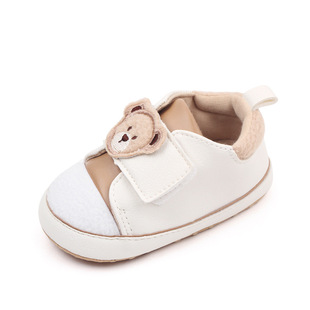 Baby Shoes Spring and Autumn 0-1 Year Old Baby Shoes Non-slip Baby Casual Shoes Cartoon Bear Head Toddler Shoes BMH3011