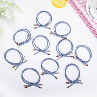 South Korea hair accessories knot flower sweet hair loop basic hair rope multi-color hair rope rubber band hair tie characteristic accessories