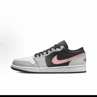 Putian AJ1 Low-top Pure Original Panda Mocha Low Qiao One Cigarette Ash Rice Black Satin Men's and Women's Casual Basketball Shoes