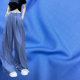 Yarn-dyed Serge Twill Suit Suit Pants Work Wear Fine Imitation TR Fabric Pants High-end Dress
