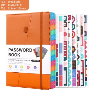English Password Record Book Website Number Book A5 English Website Password Book Book