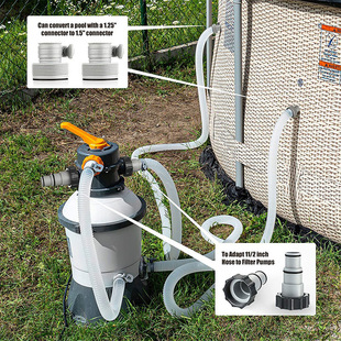Swimming Pool Retractable Replacement Tube Swimming Pool Filter Pump Replacement Telescopic Hose Set