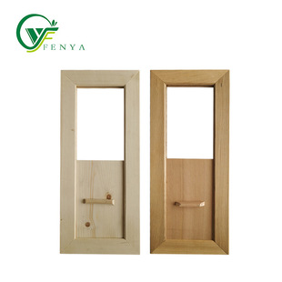 Solid wood breathable window factory direct supply sauna room accessories White Pine vent dry steam room equipment breathable shutter