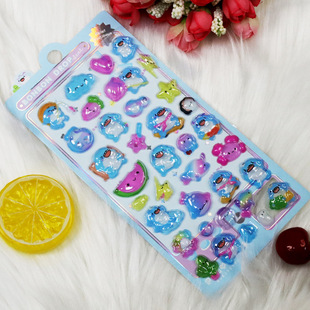 Светящийся поплавок весело стерео наклейка для детей мультфильм Sanrio Culometi Yugui собака кролик наклейка