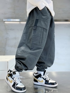 Children's Wear Boy's Cushion Pants Autumn Boy's Korean Casual Pants Big Boy's Loose Trousers Big Boy's Pants Autumn Wear
