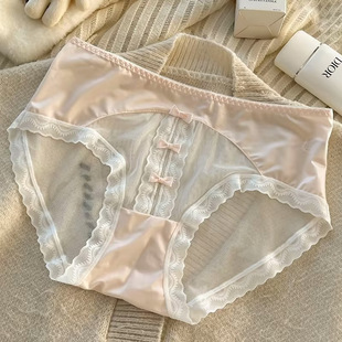 Bacteriostatic Cotton Crotch Panties Antibacterial Crotch plus size Girl's Lace Women's Briefs Pure Desire Girl's Briefs