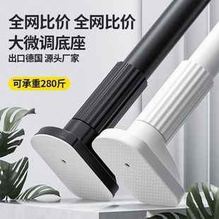 No Punching Clothes Drying Rod Telescopic Rod Installation Stainless Steel Support Rack Shrink Indoor Balcony Hanging Wardrobe Curtain Rod