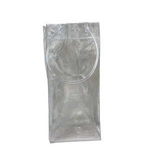 Red Wine Ice Bag PVC Transparent Wine Bag Thickened Plastic Tote Refrigerator Bag in stock Joby Icebag