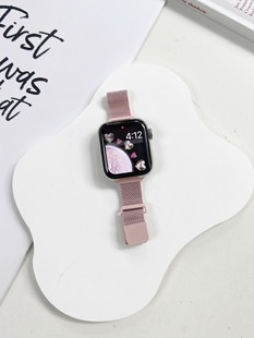 Применимо для Apple, браслет apple watch небольшой талии iwatch S9/S10 Милан Ницца магнитный браслет