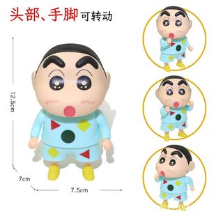 Crayon Shinchan мобильный телефон держатель ленивый мобильный телефон держатель ручной работы модель милый настольный стол украшение куклы прилив игры подарок
