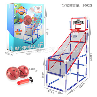 Cross-border Amazon children's liftable basketball machine basketball frame indoor boys and girls competitive sports toys wholesale