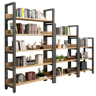 Simple bookshelf shelf iron shelf living room display bookcase shelf multi-layer storage shelf storage shelf
