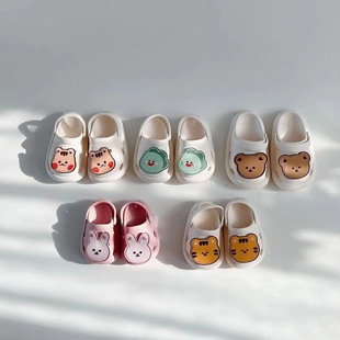 South Korea Ins Children's Slippers Summer Baby Boys and Girls Indoor Soft Sole Non-Slip Sandals Beach Shoes Sandals