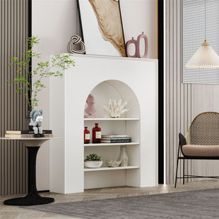 Fireplace Decorative Cabinet Simple Modern Living Room Entrance Cabinet Sideboard White Live Room Decoration Display Cabinet