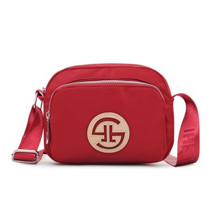 Women's Large Capacity Shoulder Bag Fashionable Outdoor Travel Shopping Bag Lightweight Water-repellent Nylon Cloth Bag Crossbody Backpack