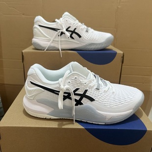 New Gel-Resolution 9 Professional Competition R9 Men's and Women's Shock-Absorbing Wrap-Around Sports Tennis Shoes Black